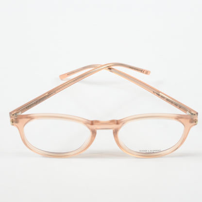 Yves Saint Laurent SL-106O 017 Mens Authentic Eyeglasses Clear Orange, 50 - New