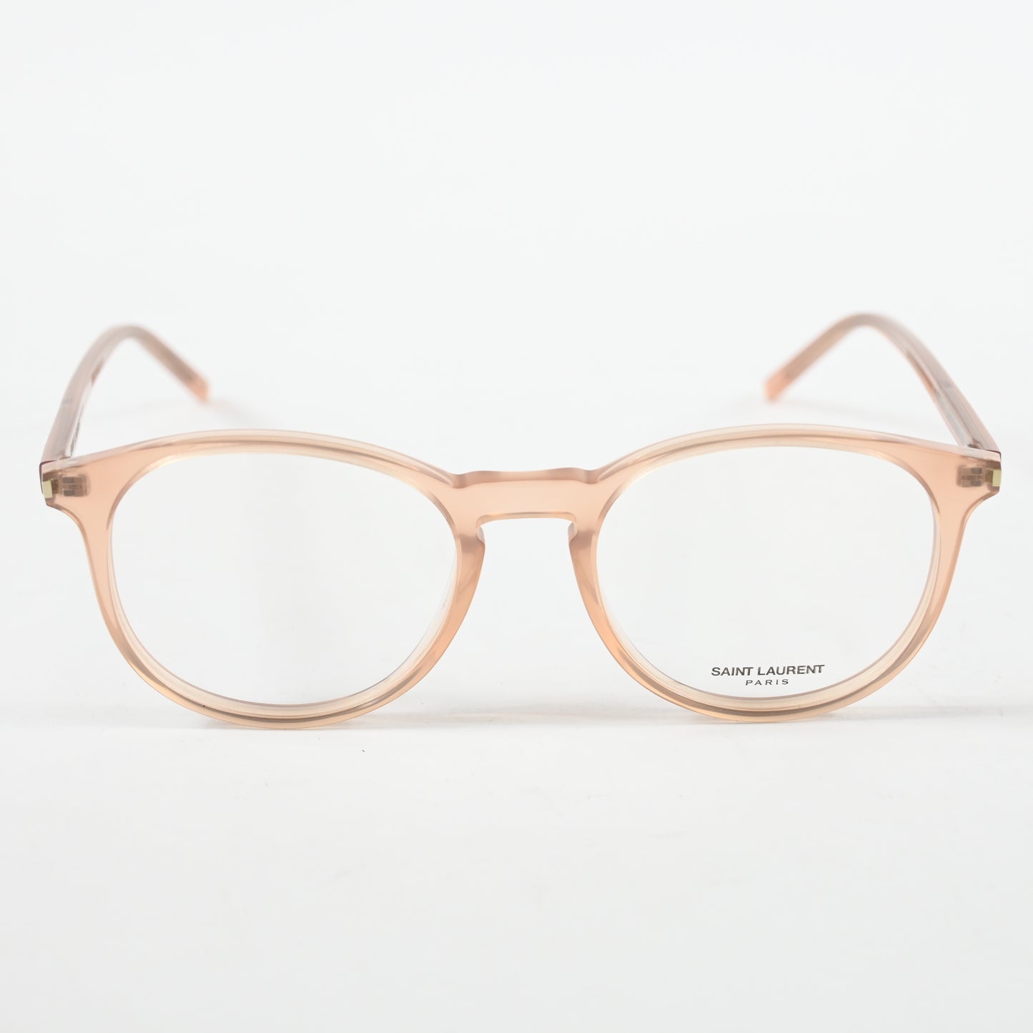 Yves Saint Laurent SL-106O 017 Mens Authentic Eyeglasses Clear Orange, 50 - New