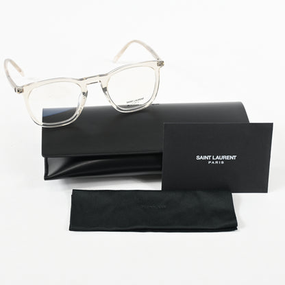 Yves Saint Laurent SL-623O 004 Mens Authentic Eyeglasses Clear Beige, 49mm - New