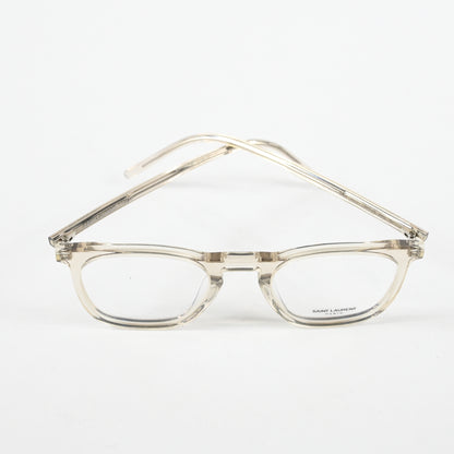 Yves Saint Laurent SL-623O 004 Mens Authentic Eyeglasses Clear Beige, 49mm - New