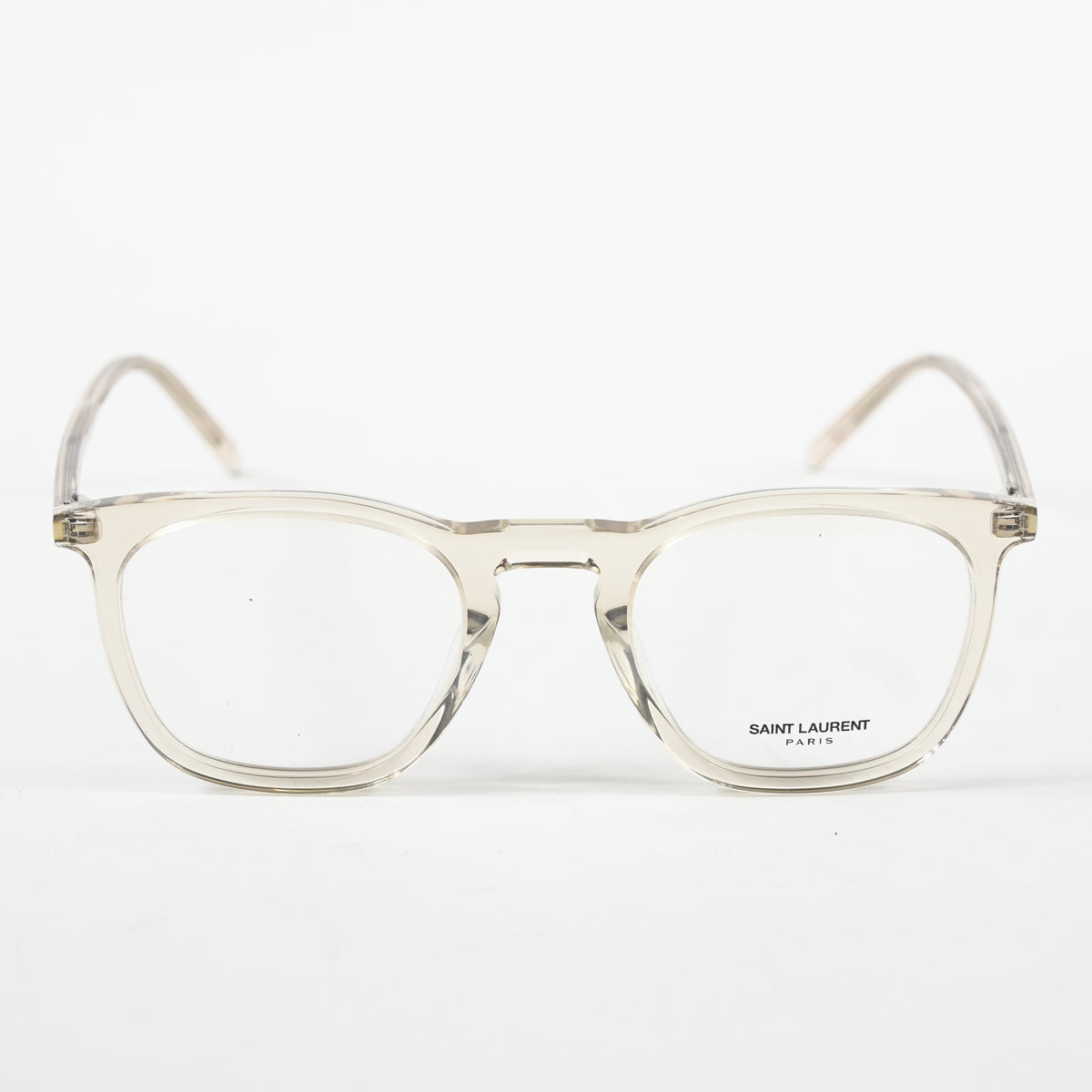 Yves Saint Laurent SL-623O 004 Mens Authentic Eyeglasses Clear Beige, 49mm - New