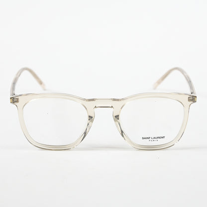 Yves Saint Laurent SL-623O 004 Mens Authentic Eyeglasses Clear Beige, 49mm - New