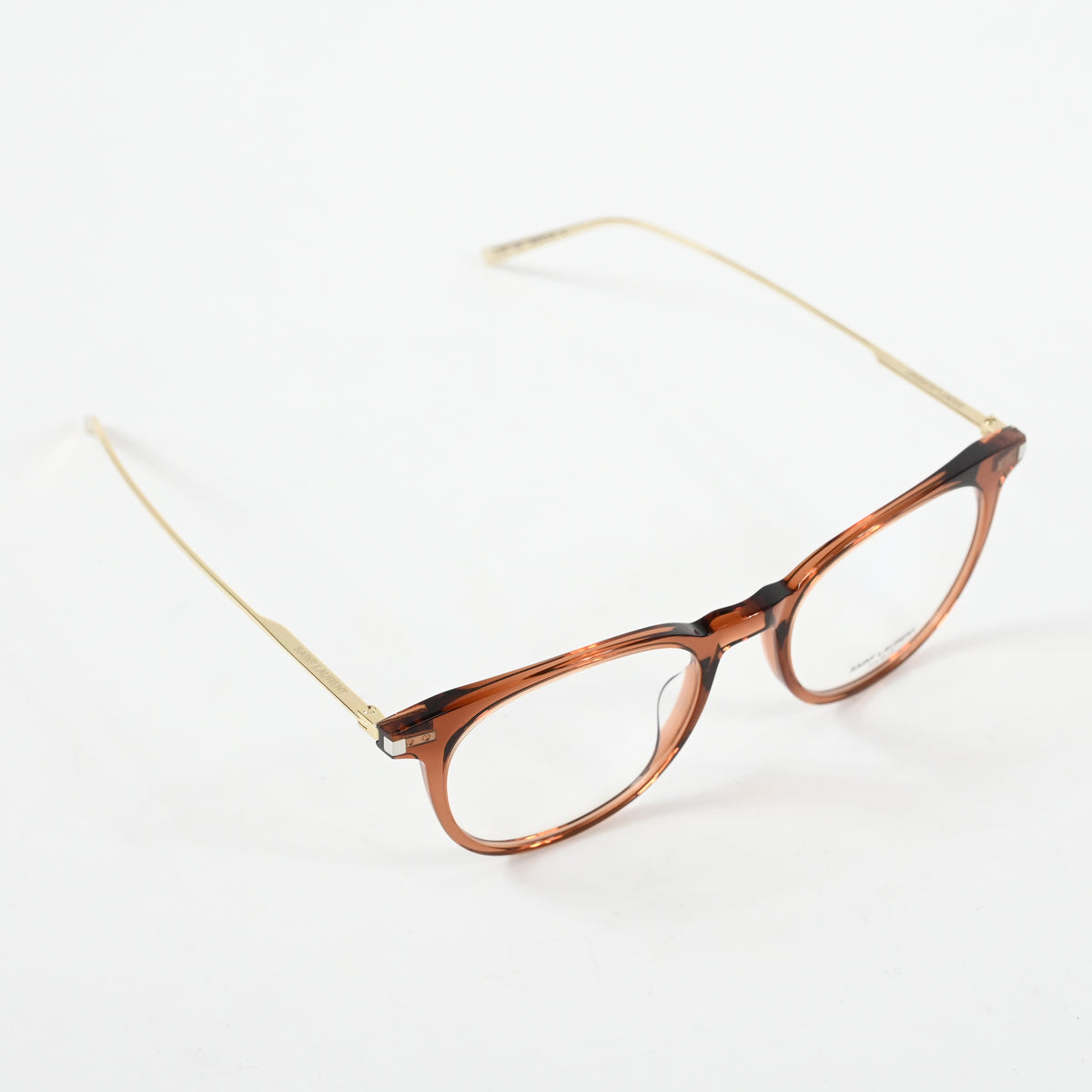 Yves Saint Laurent SL-579O 003 Mens Authentic Eyeglasses Brown/Gold, 49mm - New