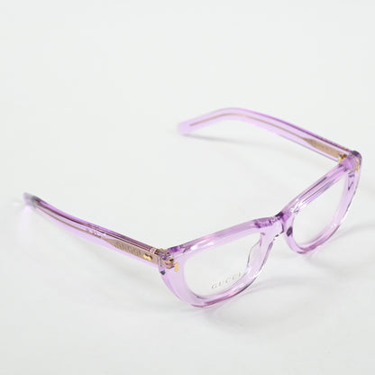 Gucci GG1521O 004 Womens Authentic Eyeglasses Clear Violet, 51mm - New