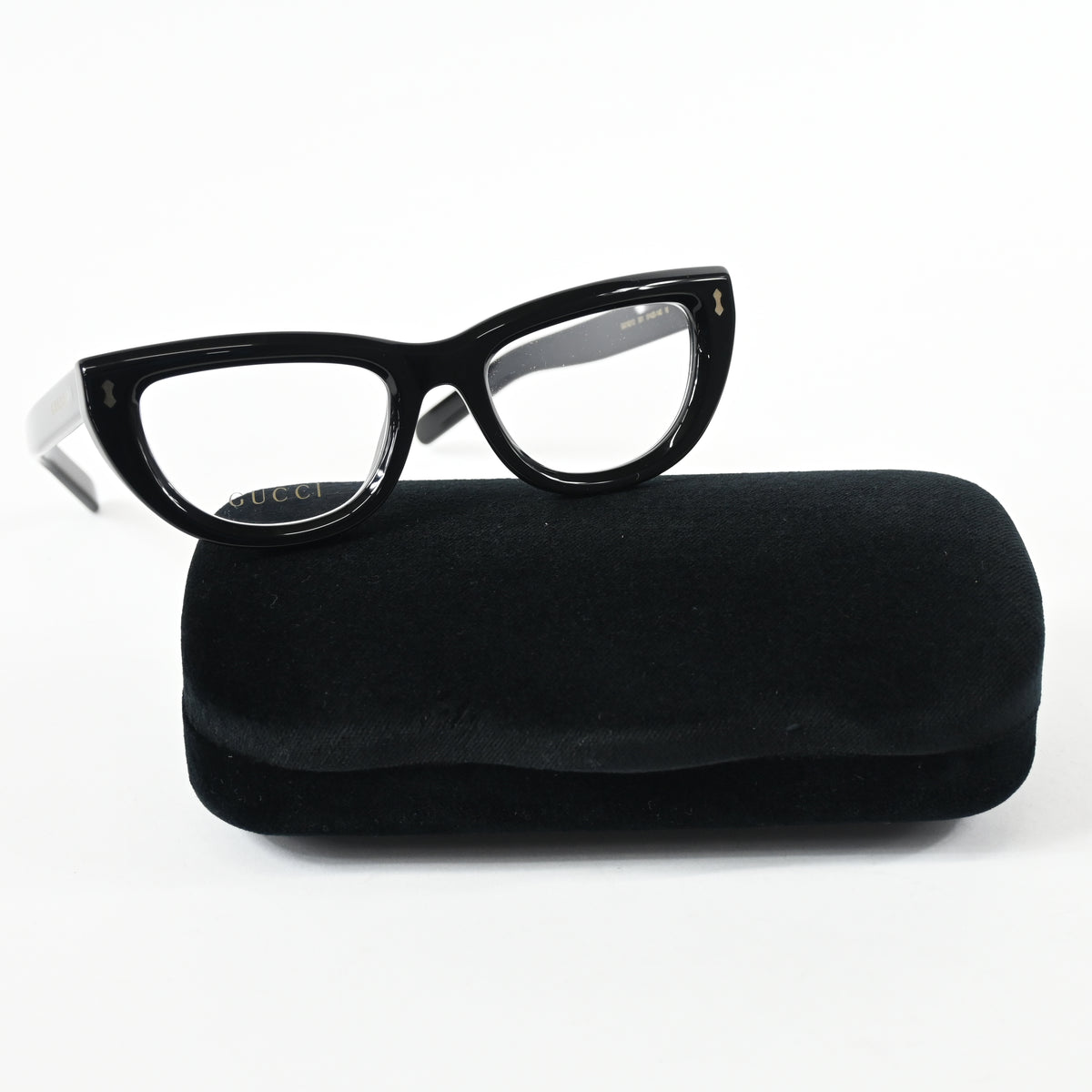Gucci GG1521O 001 Womens Authentic Eyeglasses Black, 51mm - New