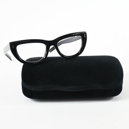 Gucci GG1521O 001 Womens Authentic Eyeglasses Black, 51mm - New