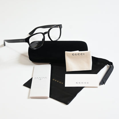 Gucci GG1343O 001 Unisex Authentic Eyeglasses Black, 49mm - New