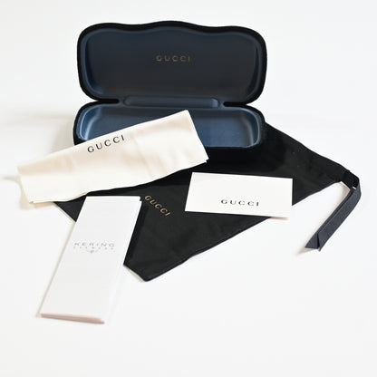 Gucci GG1343O 001 Unisex Authentic Eyeglasses Black, 49mm - New