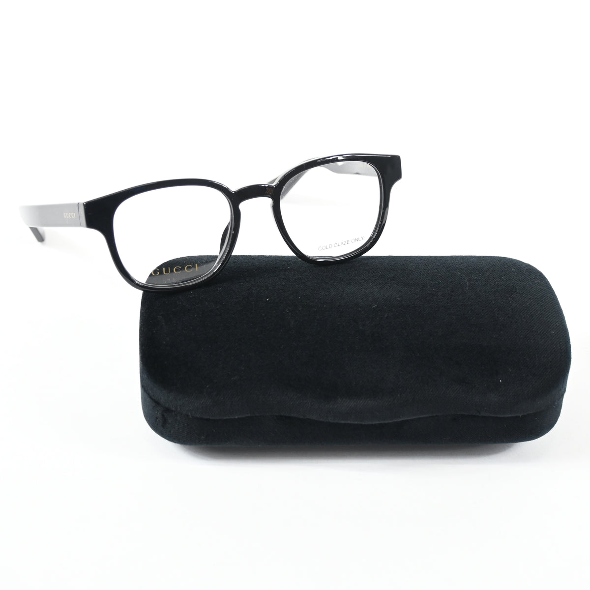 Gucci GG1343O 001 Unisex Authentic Eyeglasses Black, 49mm - New