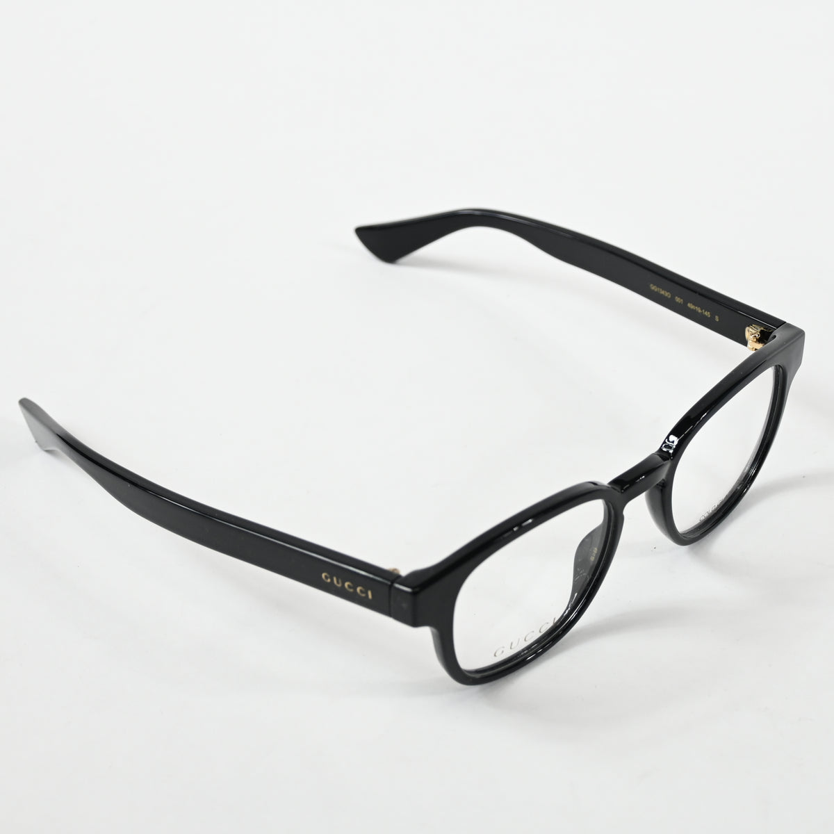 Gucci GG1343O 001 Unisex Authentic Eyeglasses Black, 49mm - New