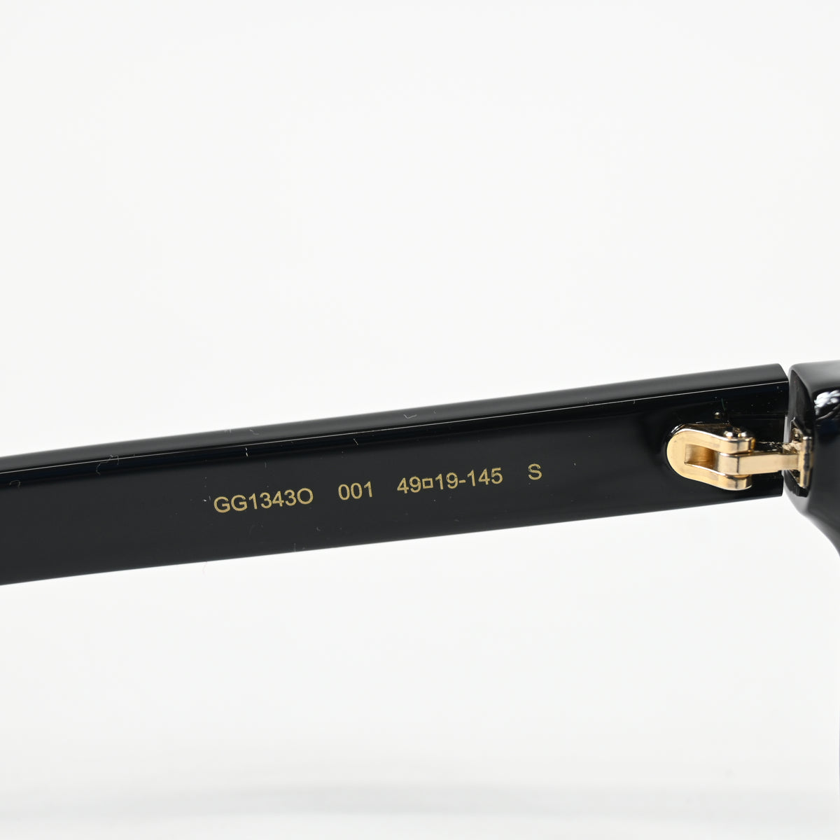 Gucci GG1343O 001 Unisex Authentic Eyeglasses Black, 49mm - New