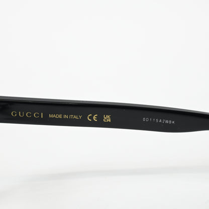 Gucci GG1343O 001 Unisex Authentic Eyeglasses Black, 49mm - New