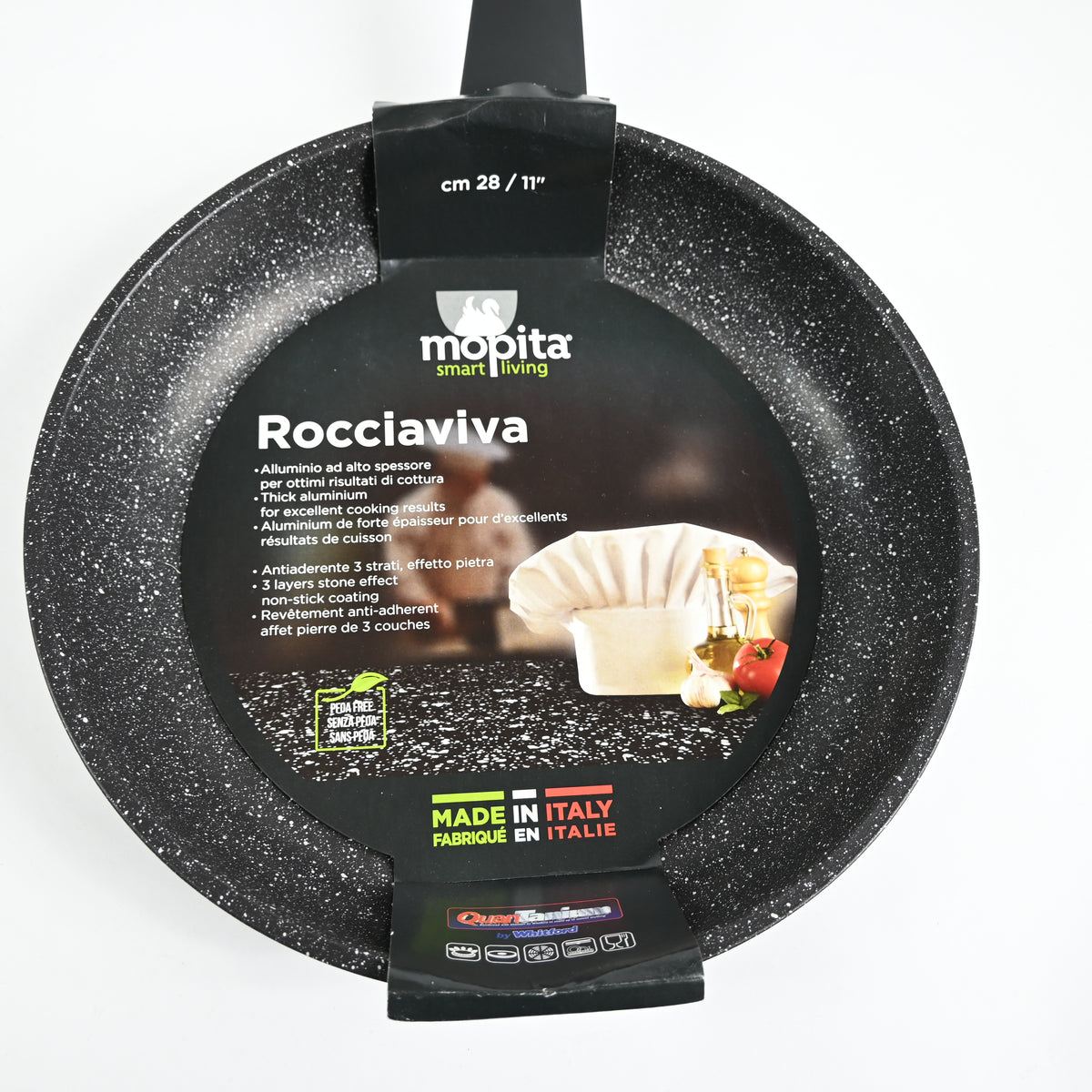 Mopita Rocciaviva 11" Stone Effect , Non-stick Coating, Aluminum Fry pan