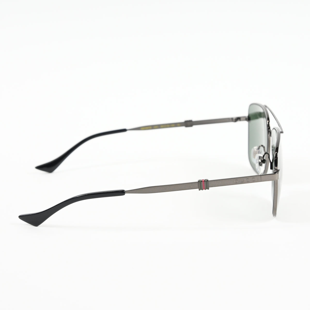 Gucci GG1441S 001 Mens Authentic Sunglasses Ruthenium Gray, 58mm - New