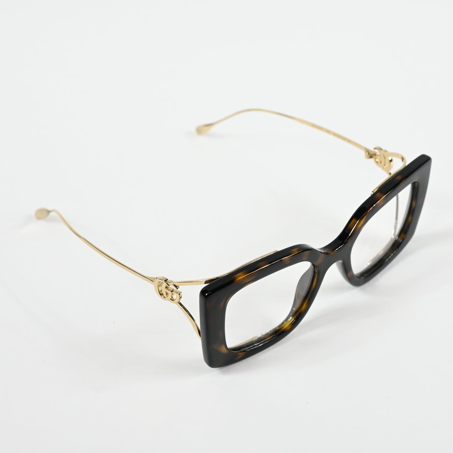 Gucci GG1567O 002 Womens Authentic Eyeglasses Havana/Gold, 52mm - New