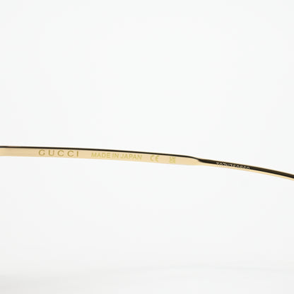Gucci GG1567O 002 Womens Authentic Eyeglasses Havana/Gold, 52mm - New