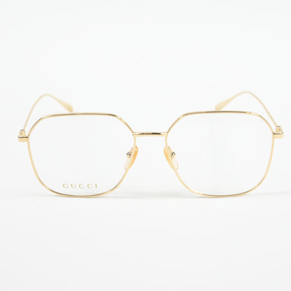 Gucci GG1032O 004 Womens Authentic Eyeglasses Gold, 56mm - New