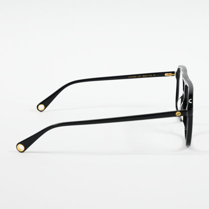 Gucci GG1078O 001 Womens Authentic Eyeglasses Black/Gold, 56mm - New