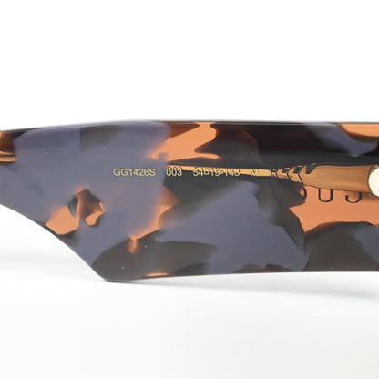 Gucci GG1426S 003 Unisex Authentic Sunglasses Havana/Gray, 54mm - New