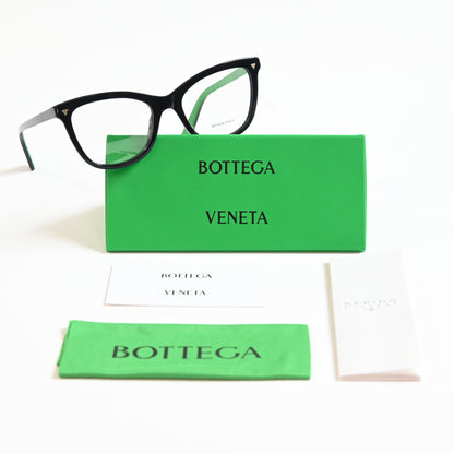 Bottega BV1226O 010 Unisex Authentic Eyeglasses Lime/Black, 54mm - New