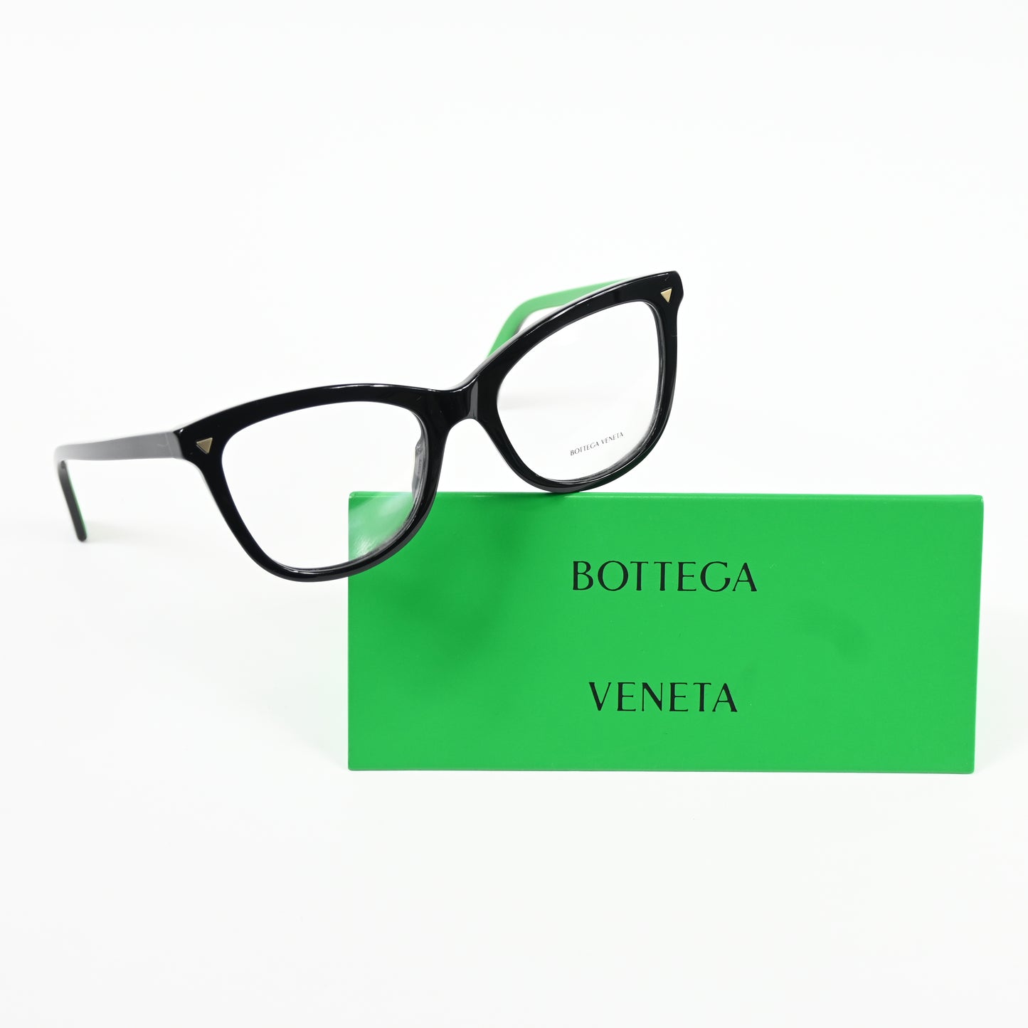 Bottega BV1226O 010 Unisex Authentic Eyeglasses Lime/Black, 54mm - New