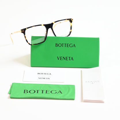 Bottega BV1071O 002 Mens Authentic Eyeglasses Havana/Gold, 56mm - New