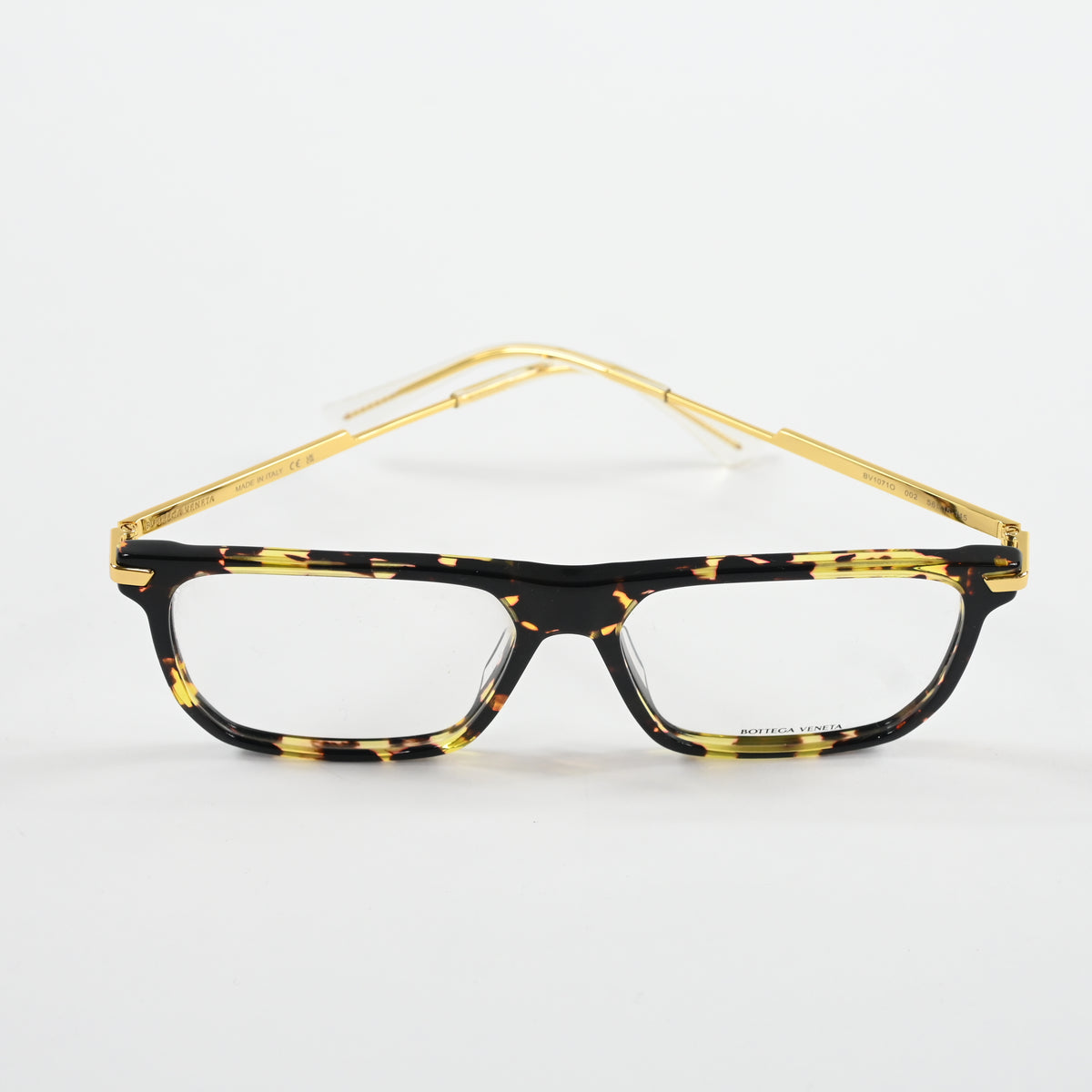 Bottega BV1071O 002 Mens Authentic Eyeglasses Havana/Gold, 56mm - New