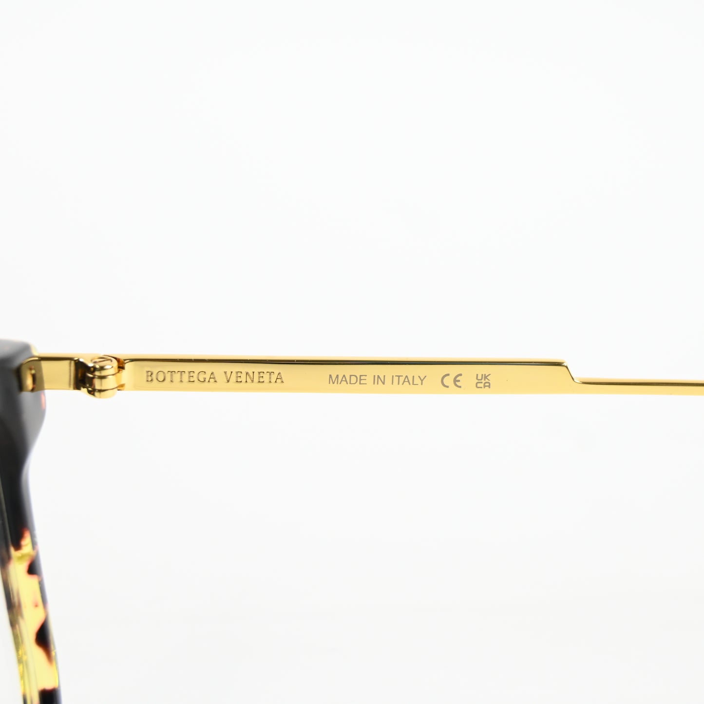 Bottega BV1071O 002 Mens Authentic Eyeglasses Havana/Gold, 56mm - New