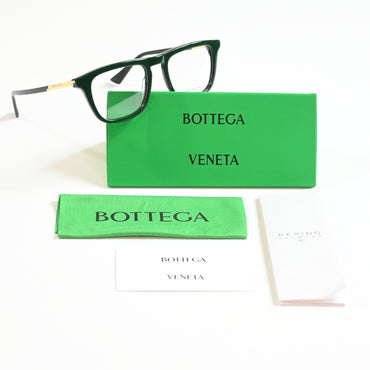 Bottega BV1264O 004 Mens Authentic Eyeglasses Green/Gold, 51mm - New