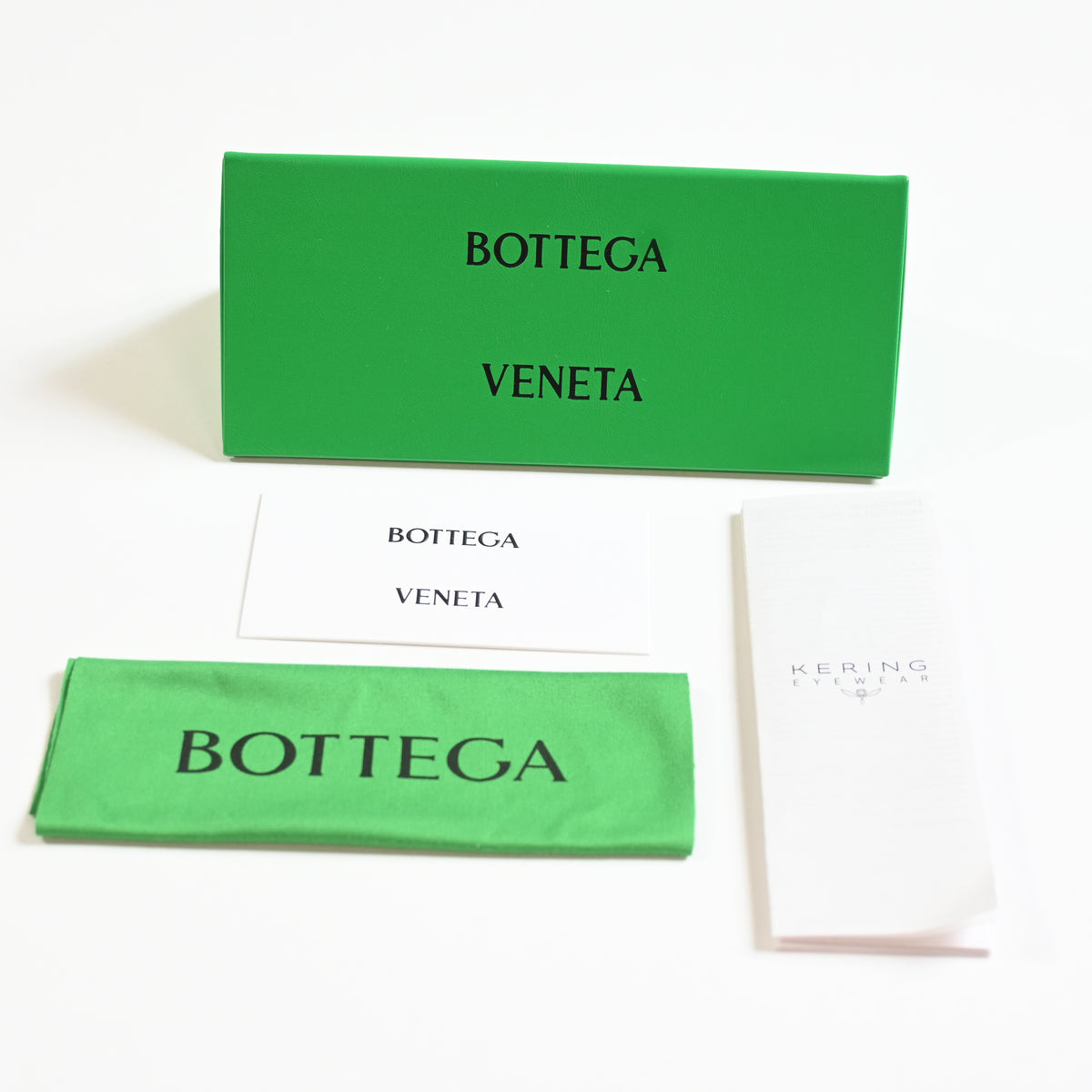 Bottega BV1264O 004 Mens Authentic Eyeglasses Green/Gold, 51mm - New
