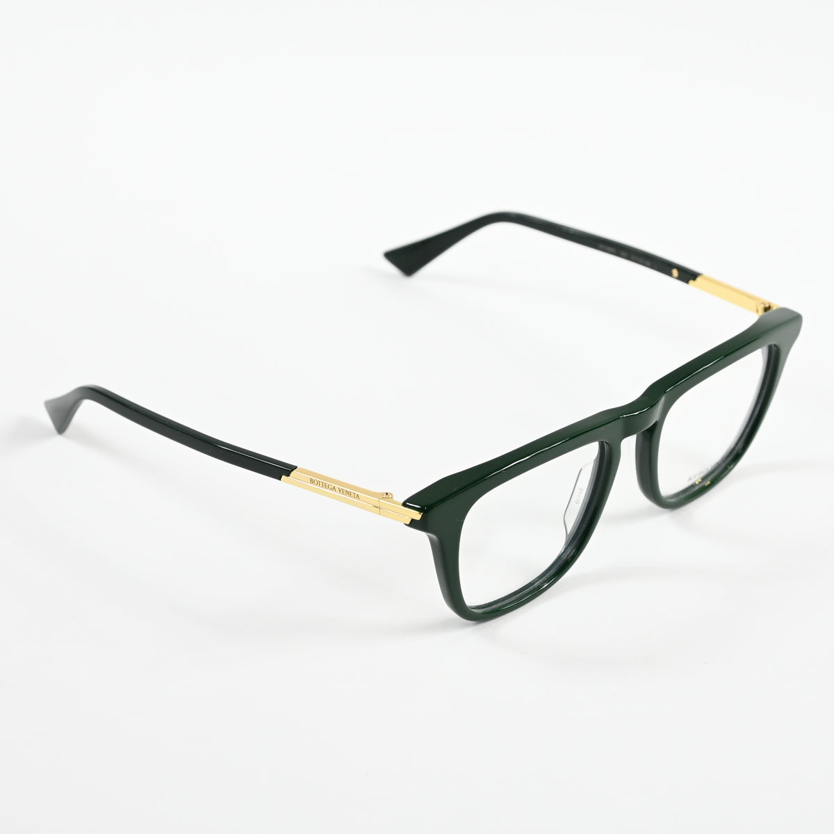Bottega BV1264O 004 Mens Authentic Eyeglasses Green/Gold, 51mm - New