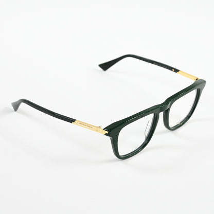 Bottega BV1264O 004 Mens Authentic Eyeglasses Green/Gold, 51mm - New