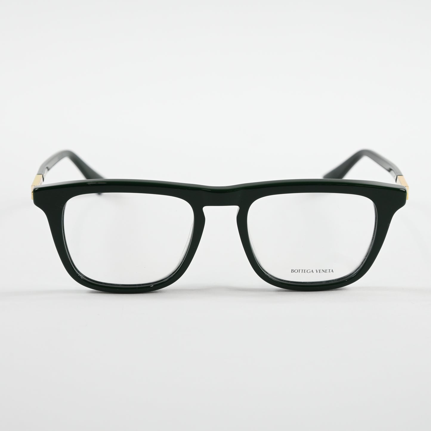 Bottega BV1264O 004 Mens Authentic Eyeglasses Green/Gold, 51mm - New
