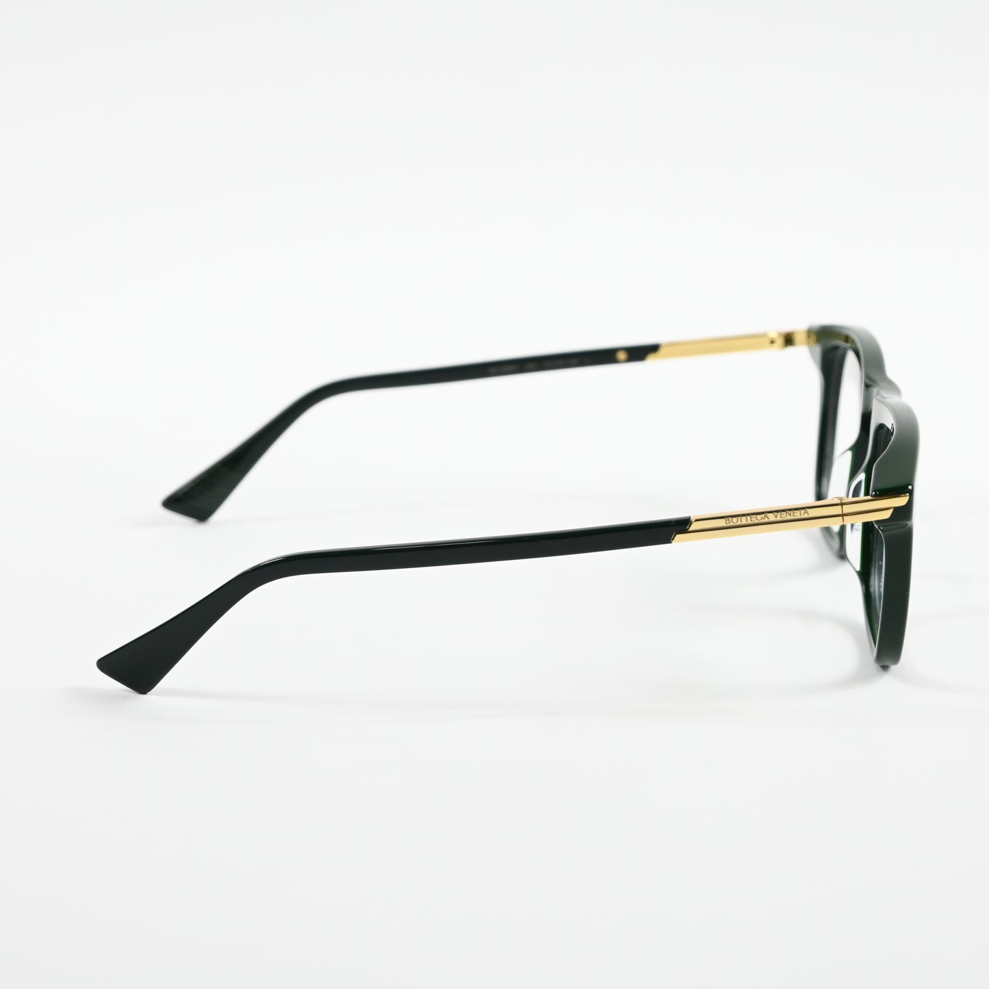 Bottega BV1264O 004 Mens Authentic Eyeglasses Green/Gold, 51mm - New