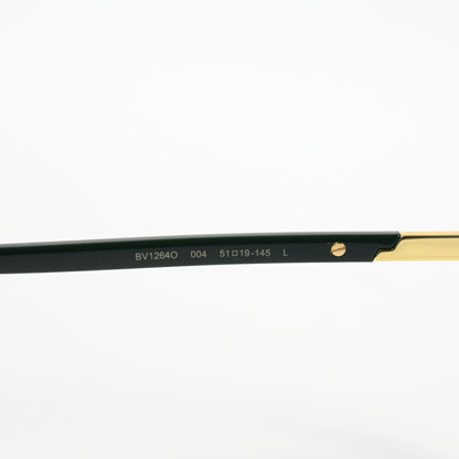 Bottega BV1264O 004 Mens Authentic Eyeglasses Green/Gold, 51mm - New