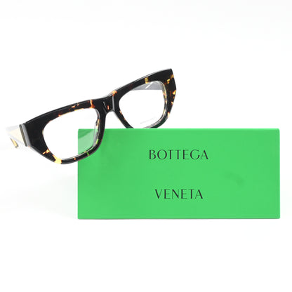 Bottega BV1279O 002 Womens Authentic Eyeglasses Havana/Gold, 51mm - New