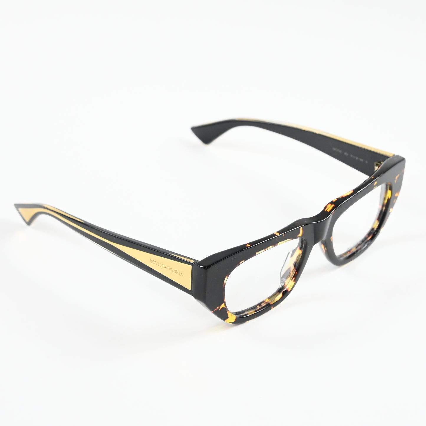 Bottega BV1279O 002 Womens Authentic Eyeglasses Havana/Gold, 51mm - New