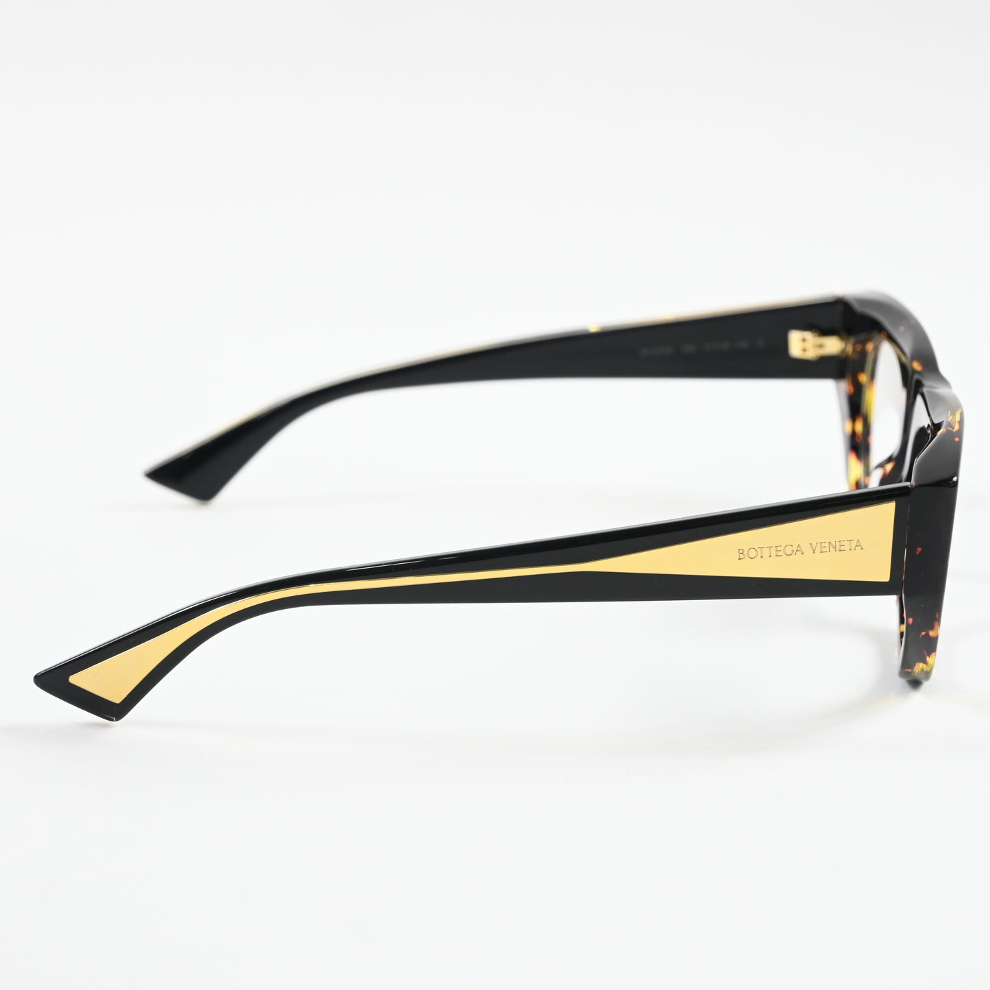 Bottega BV1279O 002 Womens Authentic Eyeglasses Havana/Gold, 51mm - New