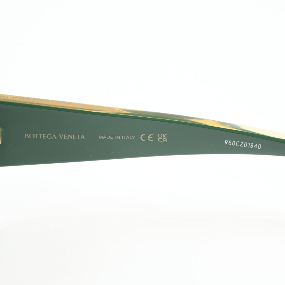 Bottega BV1277S 003 Womens Authentic Sunglasses Green/Gold, 57mm - New