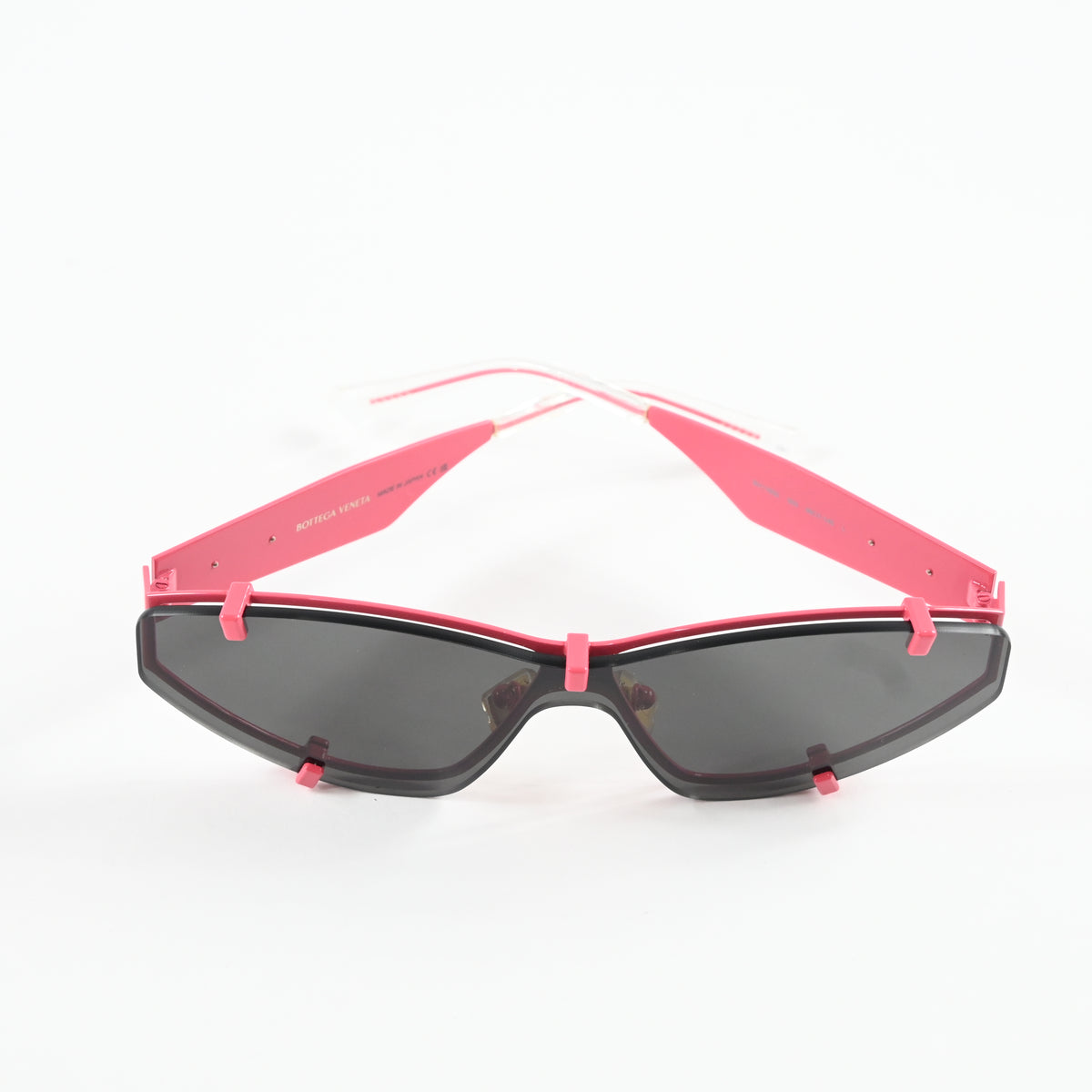Bottega BV1165S 003 Womens Authentic Sunglasses Pink/Black, 99mm - New