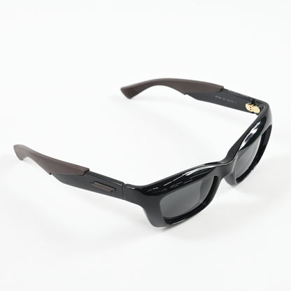 Bottega BV1182S 001 Womens Authentic Sunglasses Black/Gray, 51mm - New