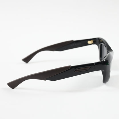 Bottega BV1182S 001 Womens Authentic Sunglasses Black/Gray, 51mm - New