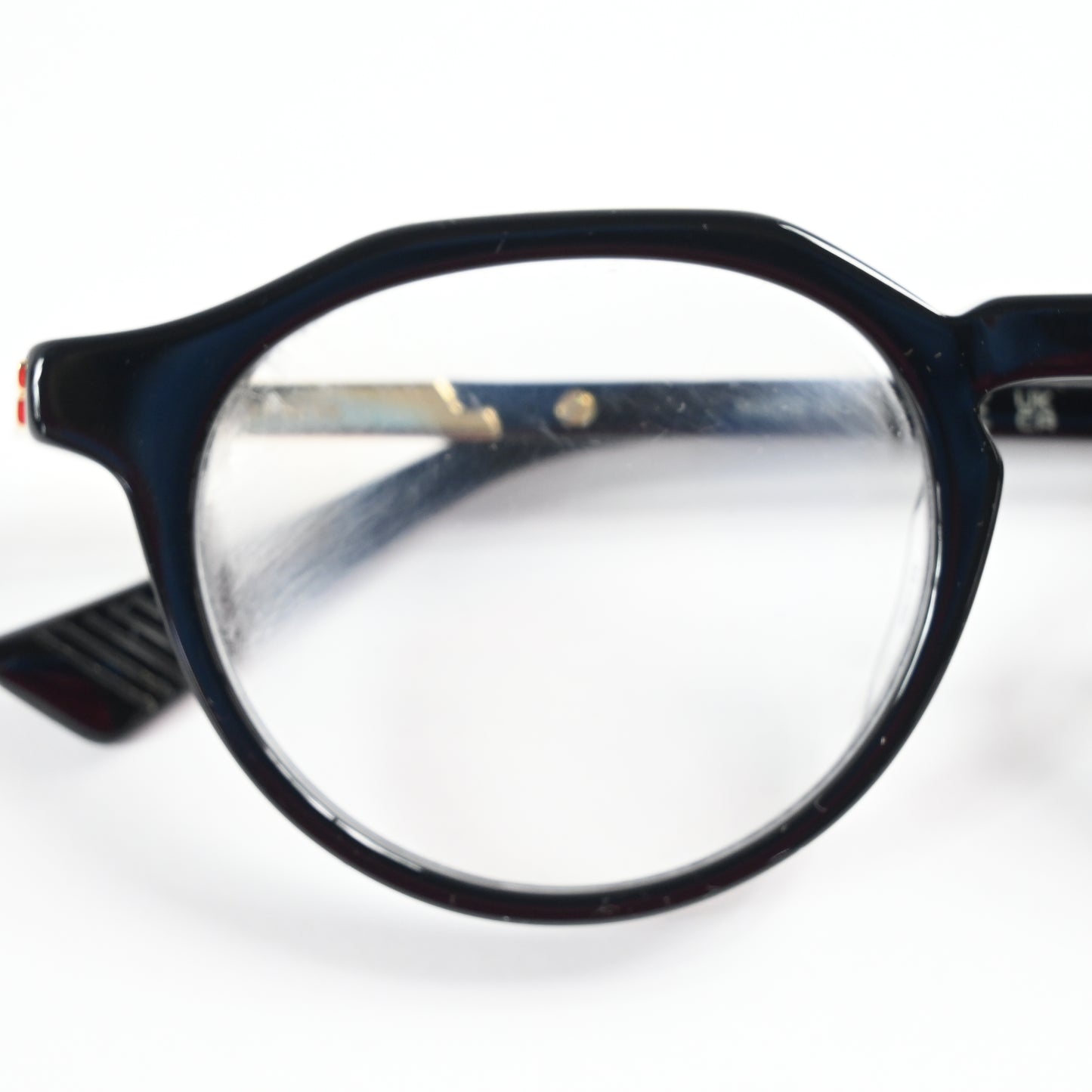 Bottega BV1263O 001 Mens Authentic Eyeglasses Black/Gold, 48mm - New
