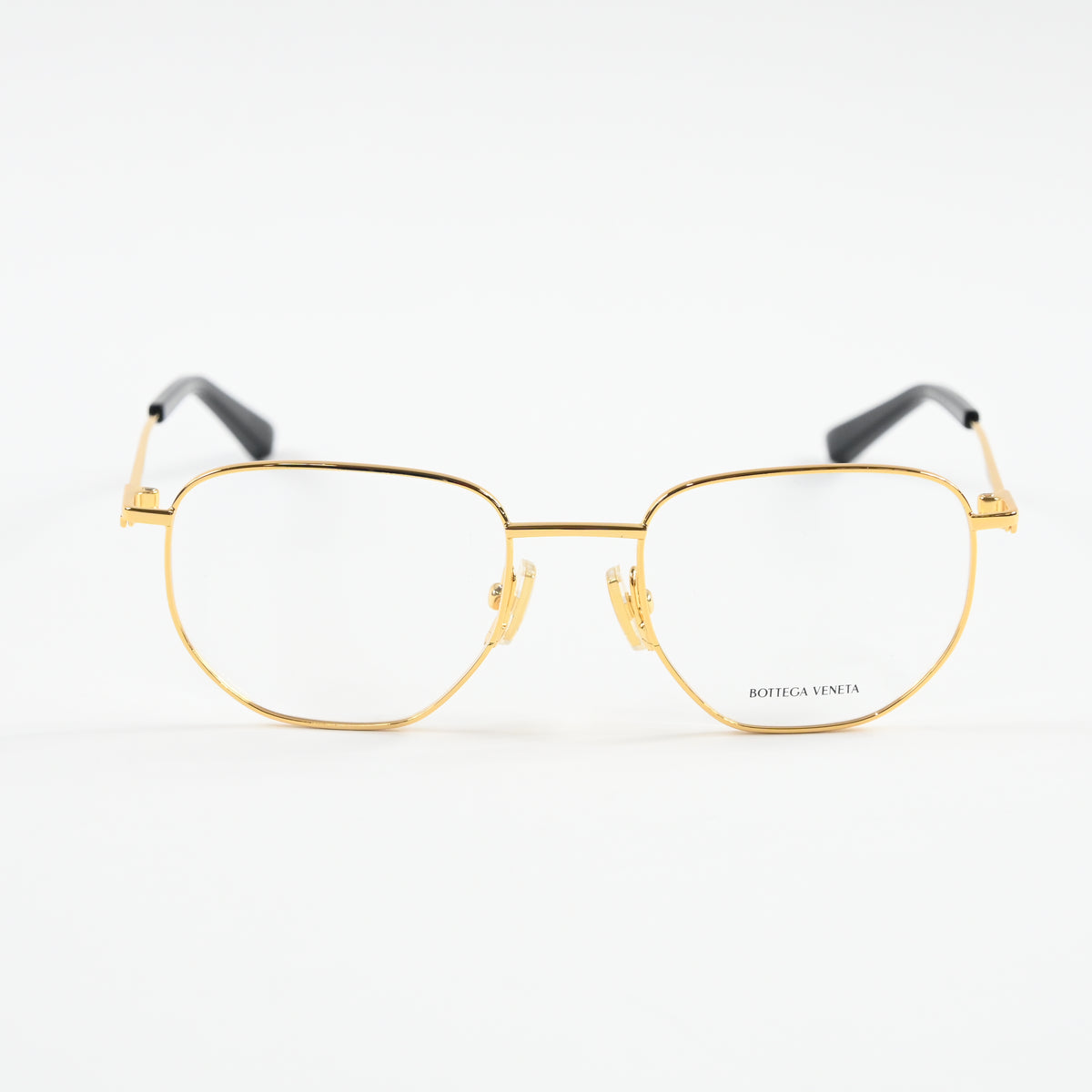 Bottega BV1301O 001 Unisex Authentic Eyeglasses Gold, 50mm - New