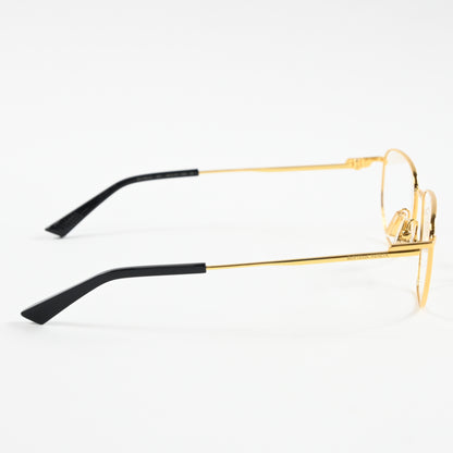 Bottega BV1301O 001 Unisex Authentic Eyeglasses Gold, 50mm - New