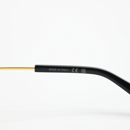 Bottega BV1301O 001 Unisex Authentic Eyeglasses Gold, 50mm - New