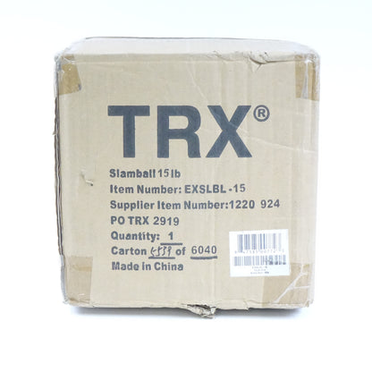 TRX Slamball 15lb Model: EXSLBL-15
