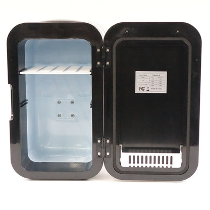Nxone Mini Fridge, 6L/8 Cans, Black- CRA-6L-A - Open Box