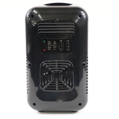 Nxone Mini Fridge, 6L/8 Cans, Black- CRA-6L-A - Open Box