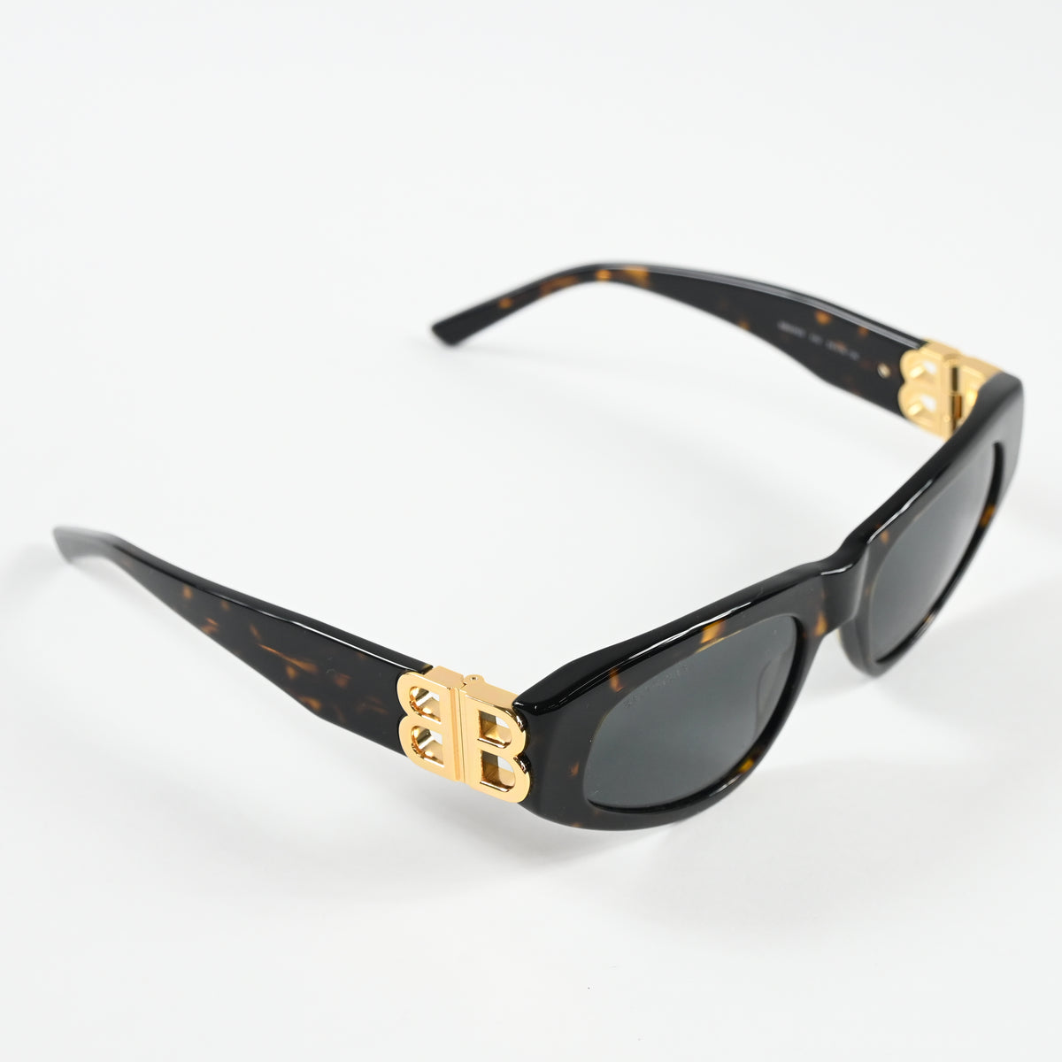 Balenciaga BB0095S 002 Womens Authentic Sunglasses Havana/Green, 53mm - New